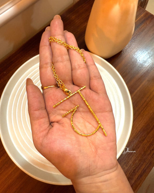 Ch - Brass Akshat pendent