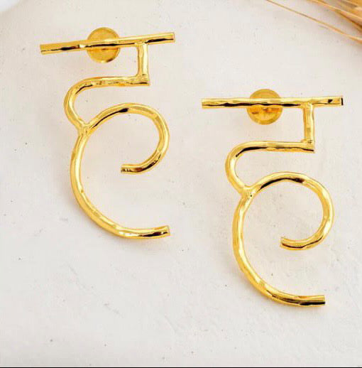 H-Akshar Earrings