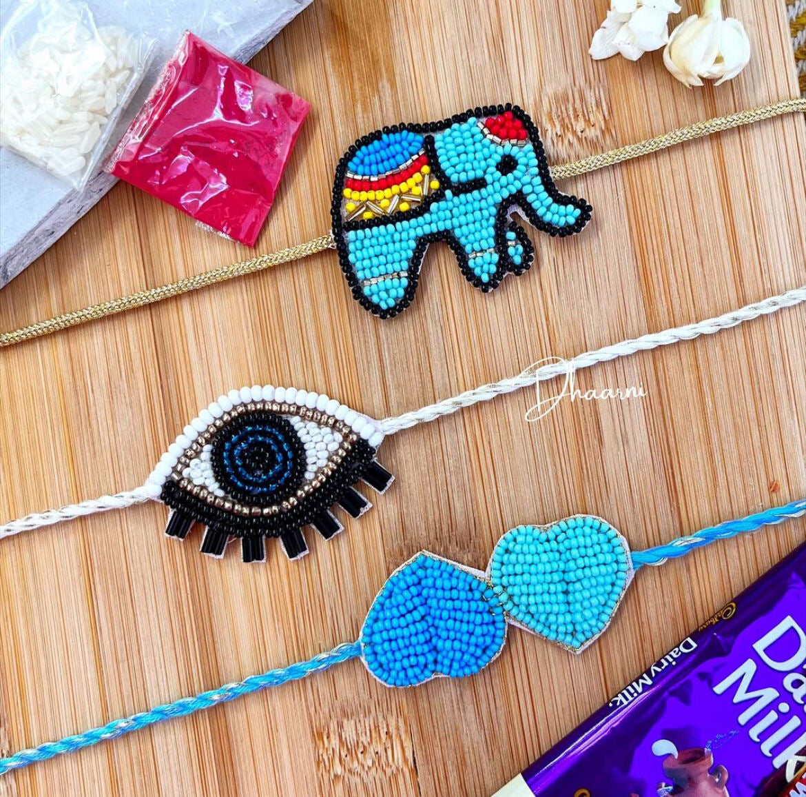 Eye Hathi and Blue Heart Combo