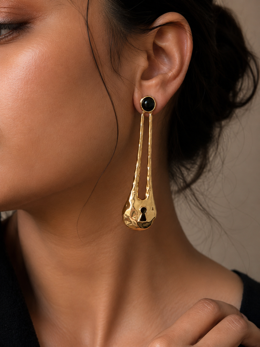 Lock Earrings