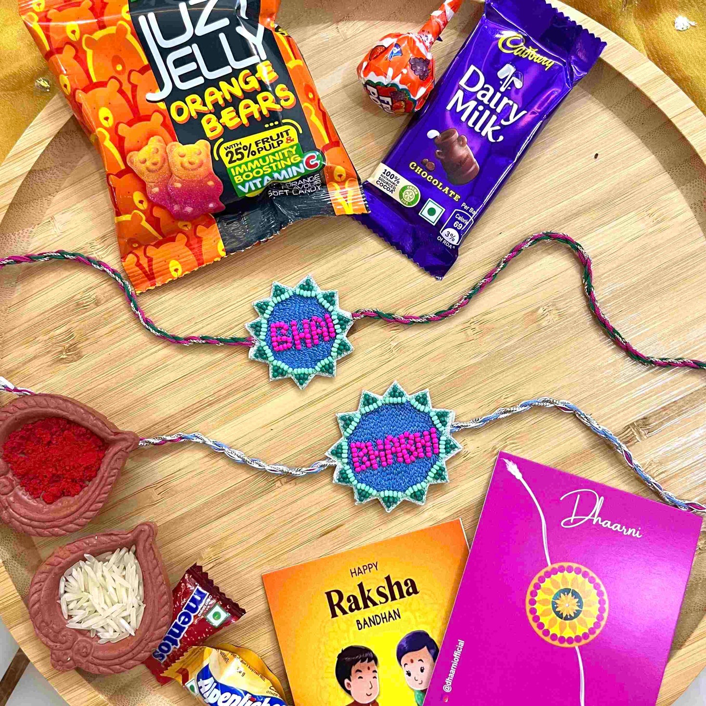 Bhai Bhabhi Combo with Roli Chawal & Freebies