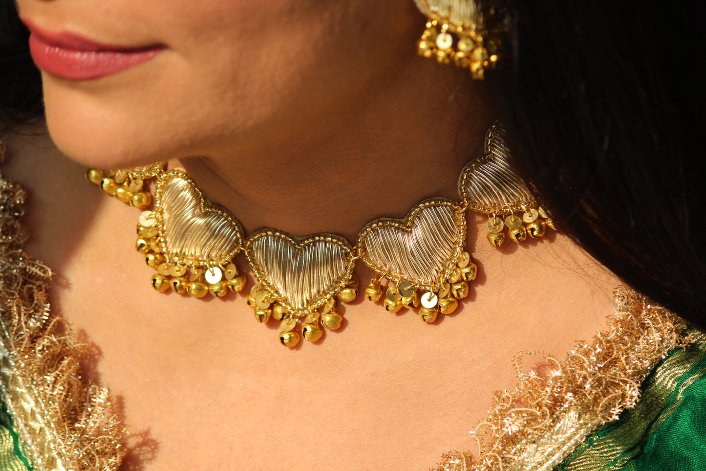 Ishq choker with earrings