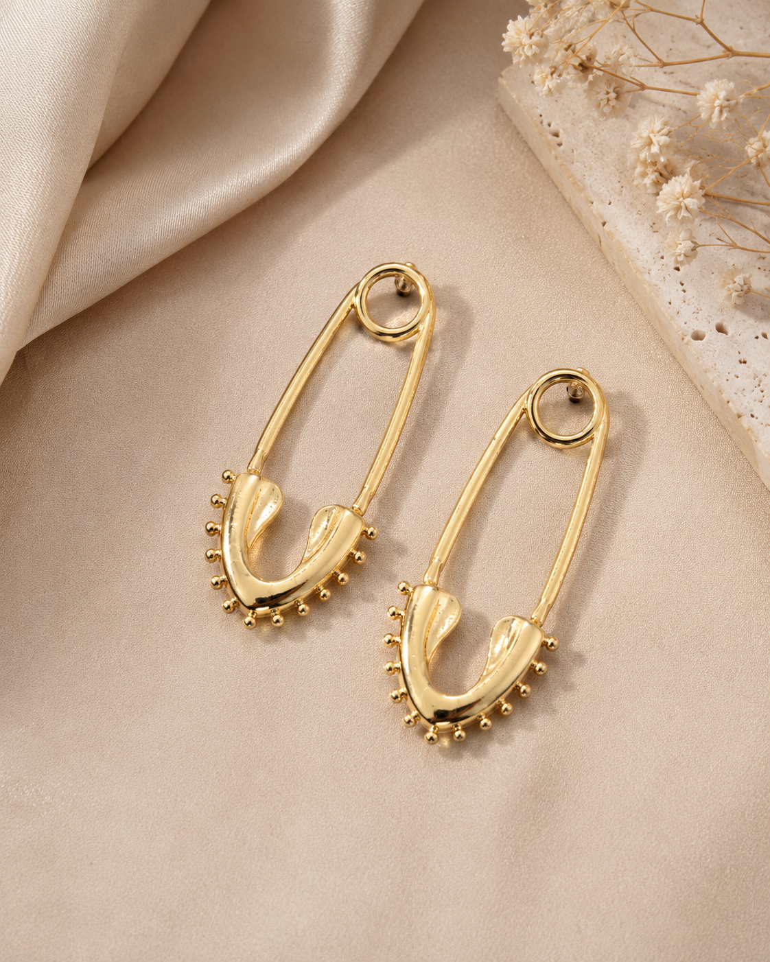 Safety Pin Earrings