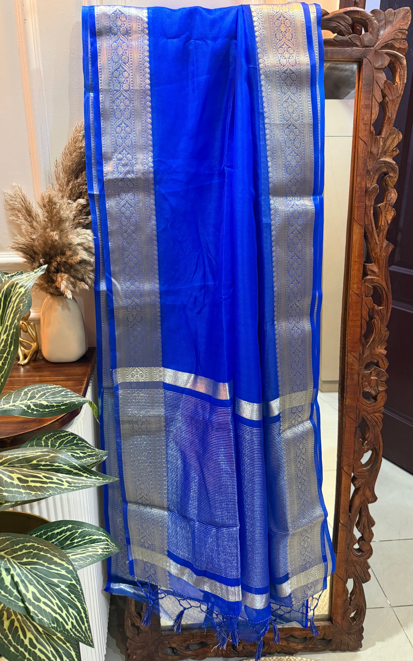 Saanjh Blue Saree