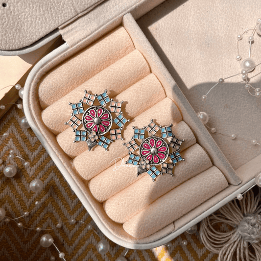 Ruhi Silver Earrings