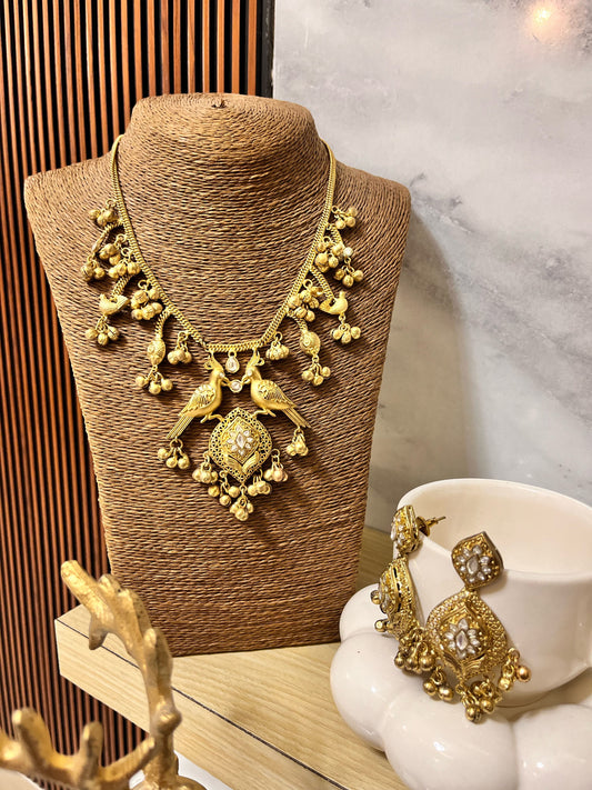 Nazakat Necklace with Earrings