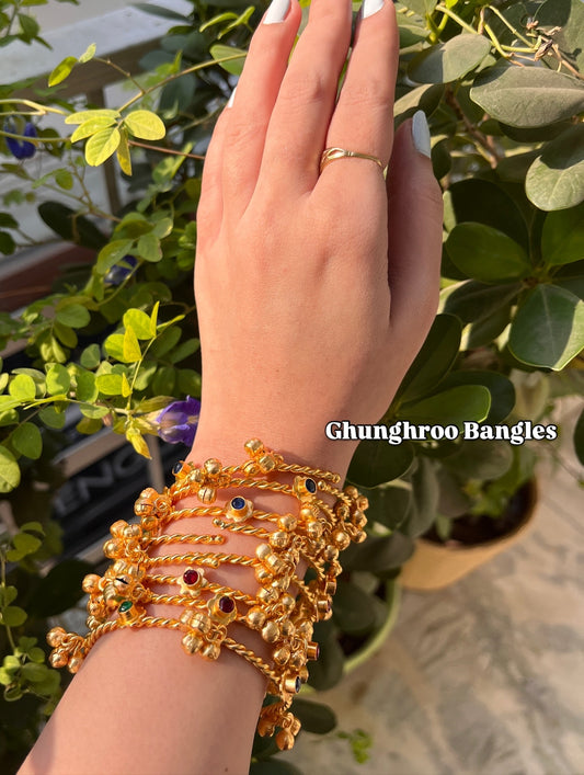 Ghungroo Bangles( Set of Four)