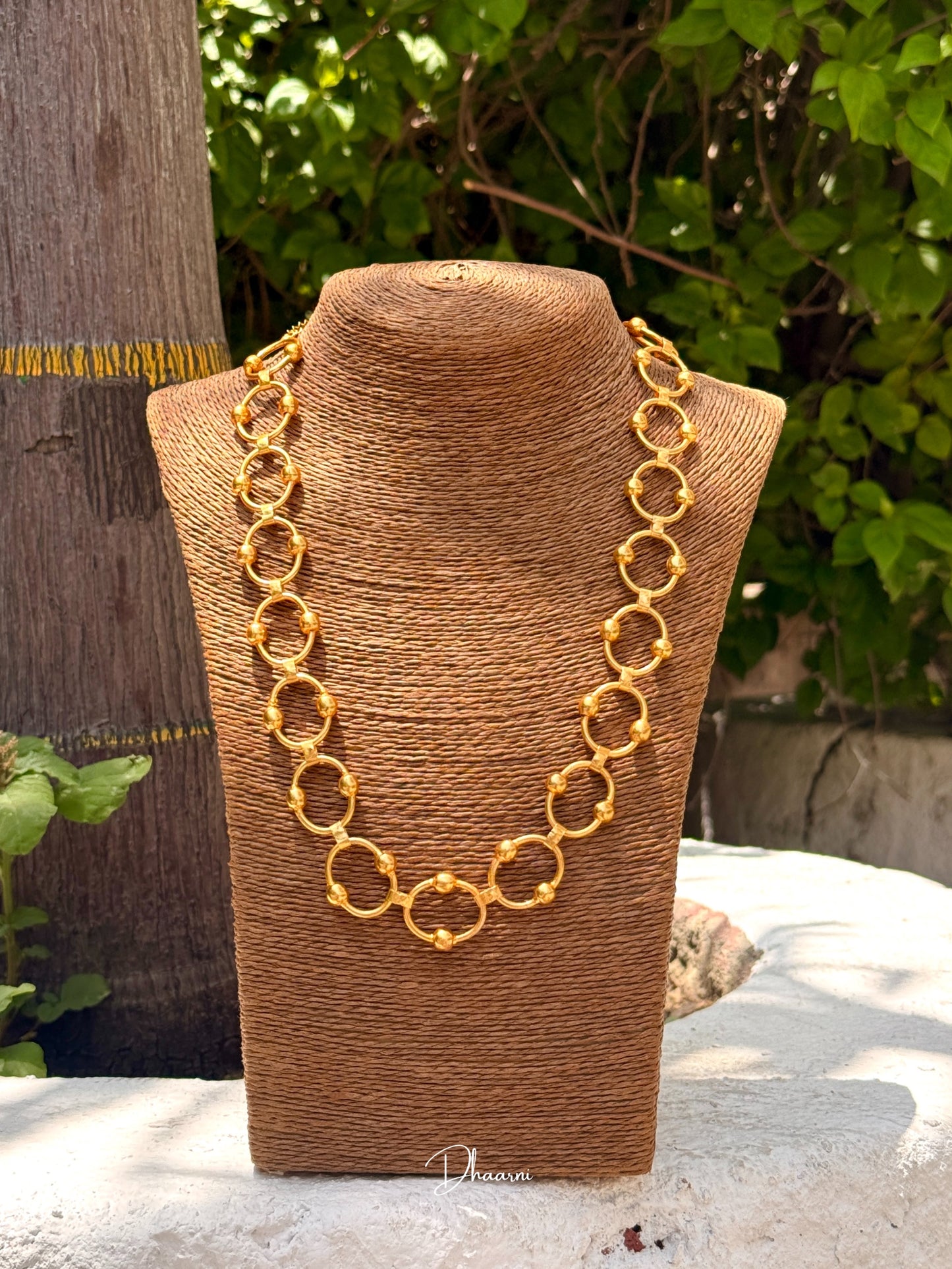 Link Love Brass Necklace