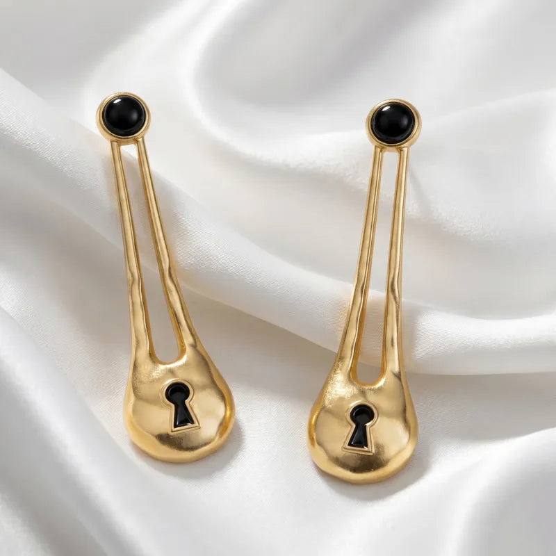 Lock Earrings
