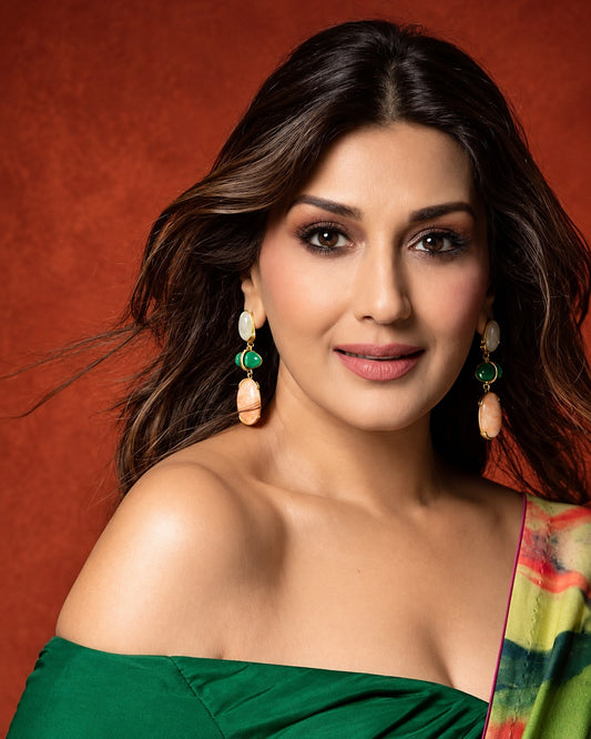 Peachy Earrings~Sonali Bendre Approved