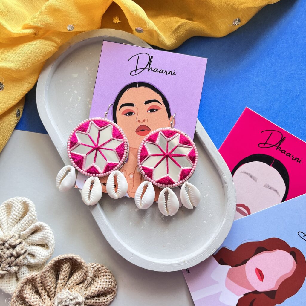 Kali Hot Pink Earrings